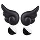 thumbnail image 5 of Accesorios de Ala de Ángel para Casco de Moto o Snowboard, Pack de 2 Unidades, Color Negro, 5 of 5