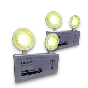 Genérico - Packx2 Lampara De Emergencia Focos Led Recargable Automatica