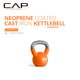 thumbnail image 2 of Kettlebell CAP Barbell de hierro fundido con recubrimiento de neopreno 4.5 kg naranja, 2 of 8