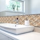 thumbnail image 5 of Azulejo de pared de PVC autoadhesivo de 10 x 10 cm, 20 láminas, para cocina, baño, chimenea y dormitorio, mosaico vintage., 5 of 8