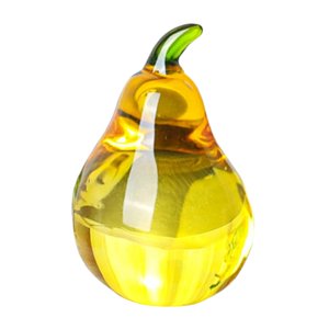 Magideal - Estatua De Fruta, Figurita Moderna, Recuerdo, Adorno, Artesanía, Bonita Decoración De Escritorio, Decoración De Mesa Para Sala De Estar, Estantería De Pera
