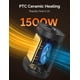 thumbnail image 3 of Calefactor portátil de cerámica con termostato Pereysi 1500W, 3 of 7