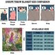 thumbnail image 3 of Unicorn Throw Blanket Soft Lightweight Plush Flannel Fleece Blanket with Princess Riding Unicorn Print Pattern for Couch Sofa Bed Travel All Season Blanket for Kids Girls Single, 3 of 5