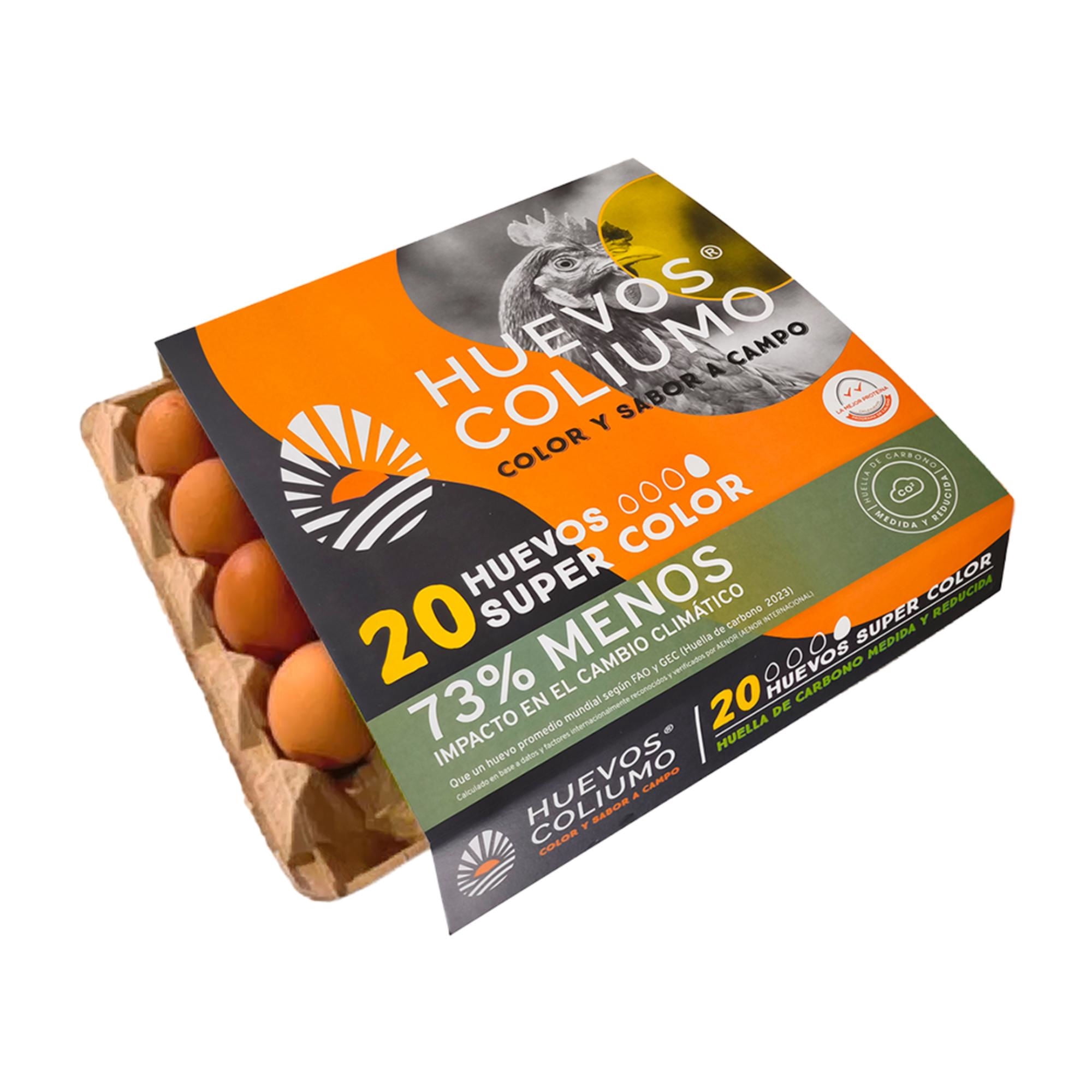 Huevos Premium Súper Color 20 Un Coliumo