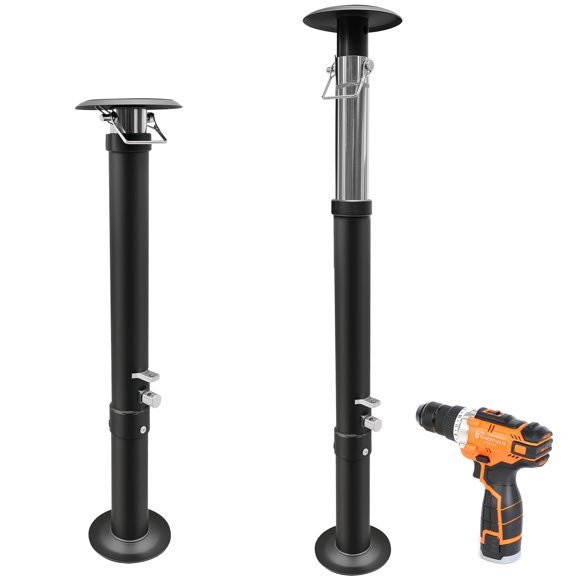 Gato de utilidad Schumaho ajustable 61‑114 cm, compatible con taladro