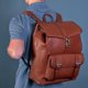 thumbnail image 5 of Mochila McKlein HAGEN de cuero vacuno de grano superior para laptop de 15'', 5 of 9