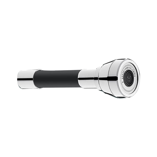 Tubo De Extensión De Grifo De Agua Tubo De Extensión De Ahorro De Agua Giratorio Negro 20 Cm