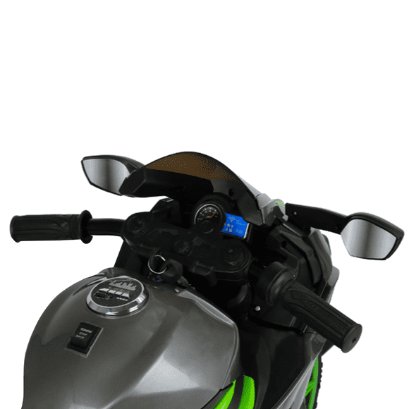 Moto Electrica Niños Alta Gama Luces Led Y Sonido Negra