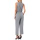 thumbnail image 3 of INSPIRE CHIC Monos para Mujeres Elegantes y Casuales Mono sin Mangas Cuello Redondo Tejido Pierna Ancha Rompers Jumpers Conjuntos de Verano XS Gris, 3 of 6