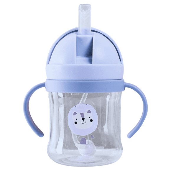 Vaso Antiderrame Con Bombilla Entrenamiento Bebé 250ml 360°