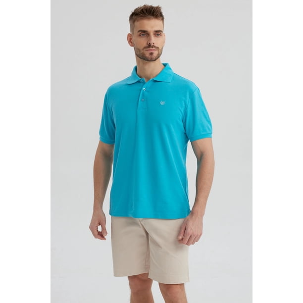 Polera Hombre Piqué Básica Lisa Calipso - lll