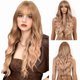 thumbnail image 1 of suxuMhao Peluca Sintética sin Pegamento, Peluca Larga de 26IN Rubia y Rosa con Mechas, Onda Corporal, con Tirantes Ajustables y Gorro Transpirable, Peluca de Cabello Sintético Ligera de Aspecto, 1 of 1