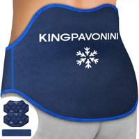 Paquete De Hielo Kingpavonini Extra Grande Para Aliviar El Dolor De Espalda, Paquete De 2