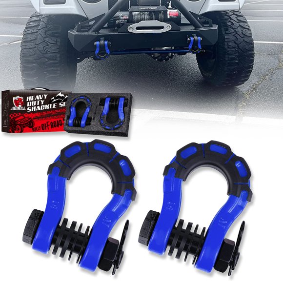 Grillete Shackles AMBULL Upgrade 3/4 D Ring (paquete de 2), 31,8 toneladas