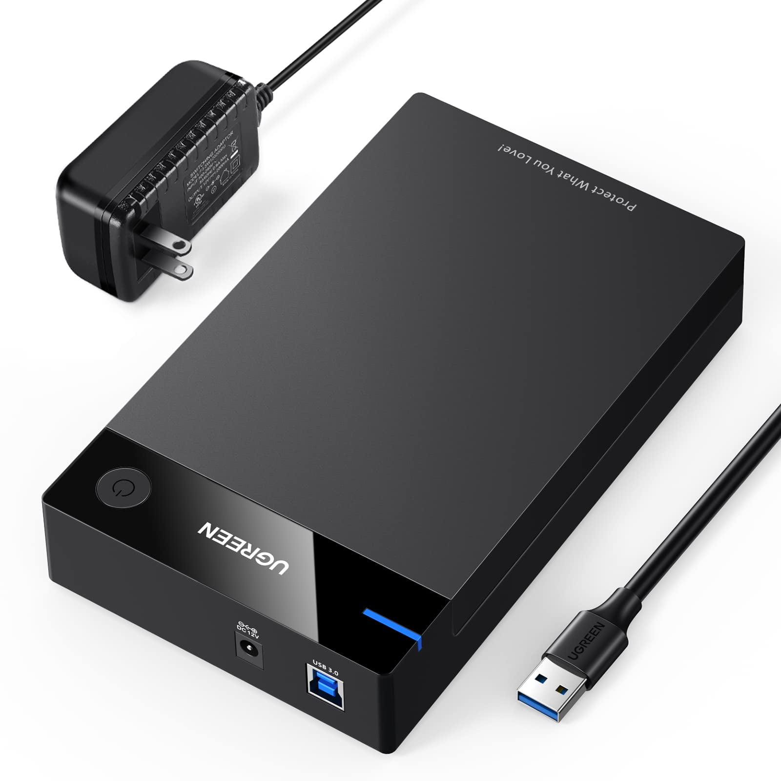 Carcasa De Disco Duro Externa Ugreen Para Disco Duro Sata Ssd De 3,5 Y 2,5 Pulgadas