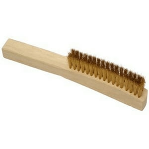 Escobilla Rectangular Con Mango Latón Ondulado 300X27Mm - Hela