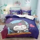 thumbnail image 1 of Ku-romi 3 Pcs Comforter Set with 2 Pillowcases,Kuro-mi Bedding Set Sheet Set for Kids Adults,All Season Lightweight, 1 of 5