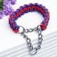 thumbnail image 2 of Correa Trenzada Para Perros Grandes + Collar De Ahorque XL Rojo/azul, 2 of 3