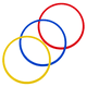 thumbnail image 1 of Set de 3 Aros de Agilidad de 50 cm Para Entrenamiento Funcional, 1 of 2