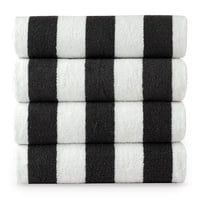 Toalla De Playa Lane Linen, 100% Algodón, 30 X 60 Cm Con Bolsa De Playa, Paquete De 4