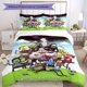 thumbnail image 1 of 3pcs Bedding Set Duvet Cover Closure Includes 1 Duvet Cover & 2 Pillowcases for All Seasons Bedroom Decor, Home Dorm High-Definition Print Regular Show F223, 1 of 1