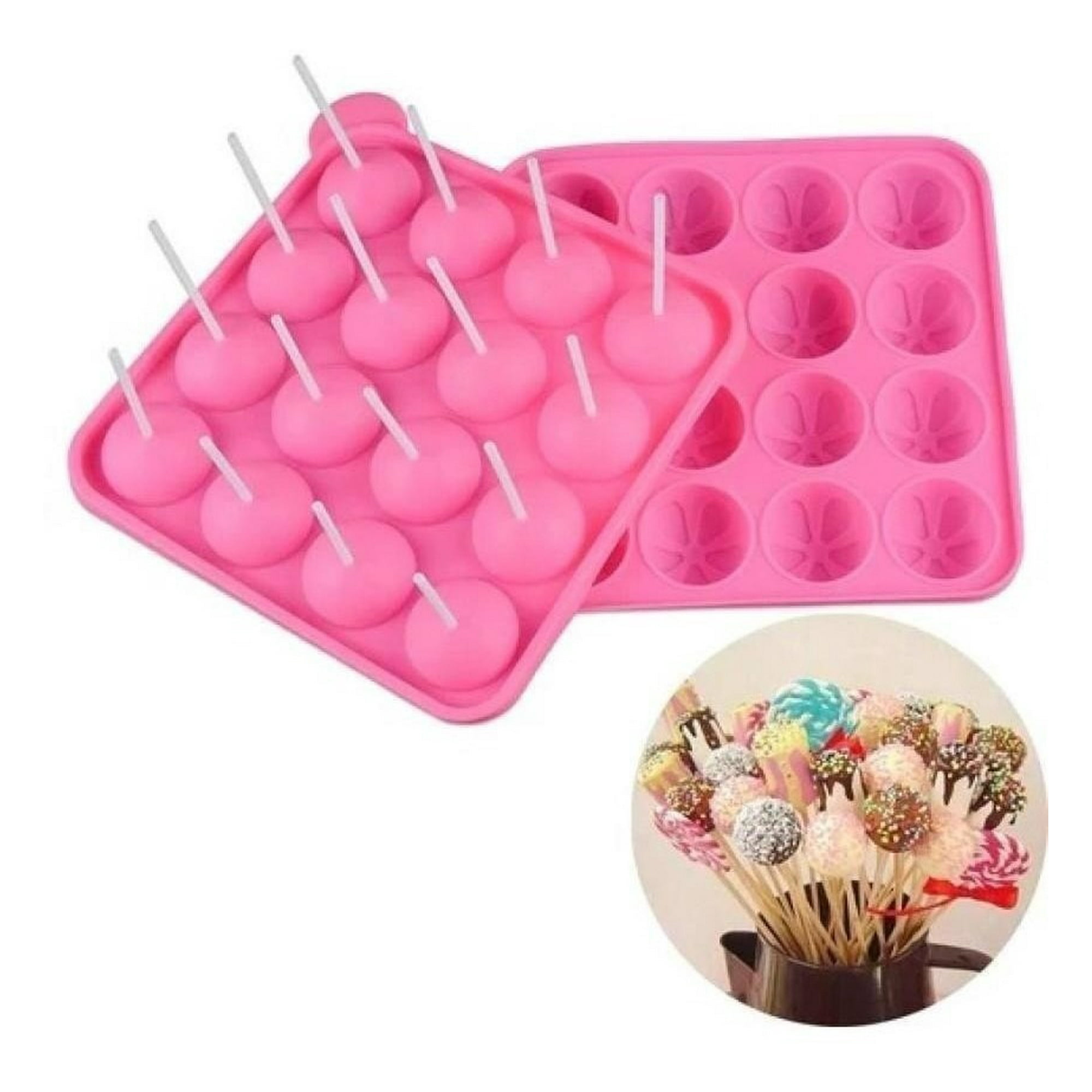 Genérico - Molde De Silicona Chupete Chupeta Cake Pops Repostería