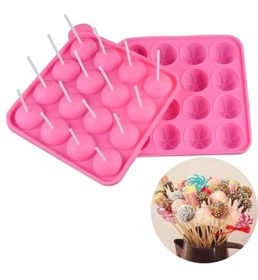 Genérico - Molde De Silicona Chupete Chupeta Cake Pops Repostería