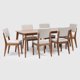thumbnail image 1 of Comedor Olive 6 Sillas Rectangular Café, 1 of 8