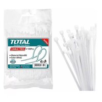 Total Tools - Brida Amarra Abrazadera Plástica 100 X 2.5Mm Pack 100 Unds