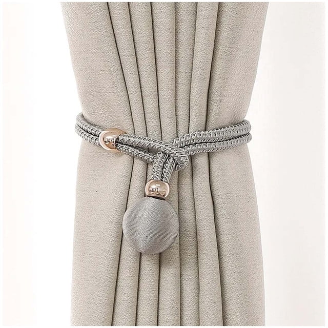 Wyj Hogar - Pack De 02 Sujetadores - Abrazaderas Magneticas Para Cortinas Md10