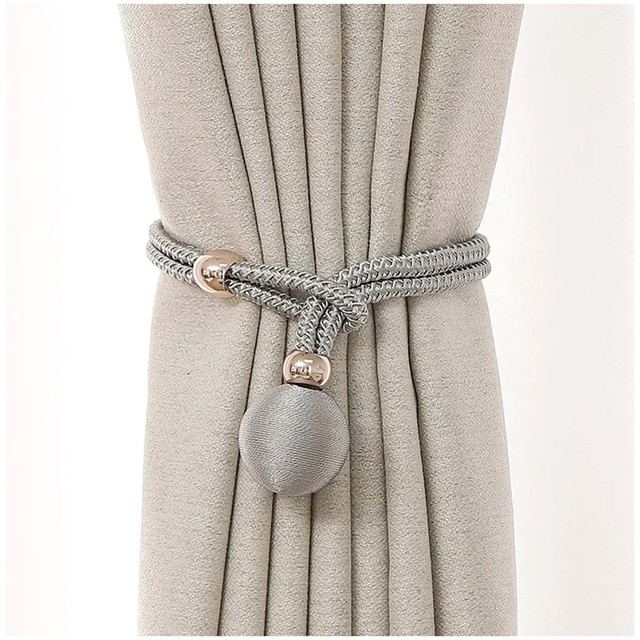 Wyj Hogar - Pack De 02 Sujetadores - Abrazaderas Magneticas Para Cortinas Md10