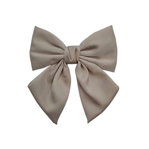 Lazo para el Cabello con Pinche Accesorio de Moda color Beige