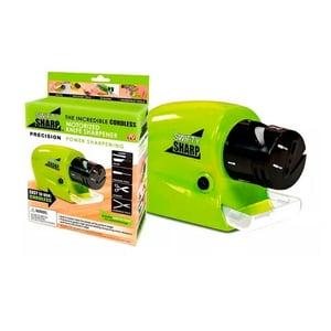 Disparo - Afilador Electrico Verde 15Cm Herramienta De Cocina Eficaz