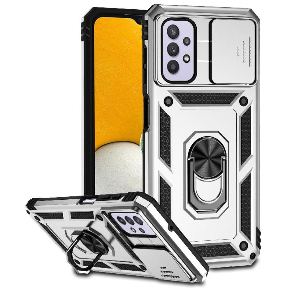 Estuche Gangxun Para Samsung Galaxy A32 5g, Soporte Giratorio 360°, Estilo Mecánico Y Magnético