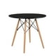 thumbnail image 1 of Mesa De Comedor Redonda Tipo Eames 120cm - Negro, 1 of 3