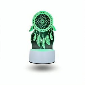 Genérico - Lámpara Led Rgb Visualización 3D Neto