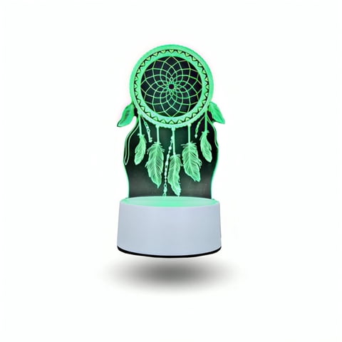 Genérico - Lámpara Led Rgb Visualización 3D Neto