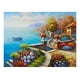 thumbnail image 1 of Cuadro Pared Decorativo Balcones Paisaje Mediterráneo Jhn, 1 of 3
