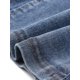 thumbnail image 5 of INSPIRE CHIC Chaqueta Vaquera Recortada para Mujer Abierta sin Cuello Casual Bolero Shrug XS Azul Polvoriento, 5 of 6