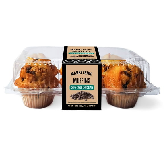 Muffin Chips Sabor Chocolate 6 Un, 630 g