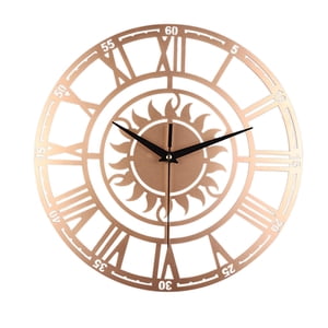 Bothyi - Reloj De Pared Estilo Retro Con Pilas Para Oficina Comedor Dormitorio Dorado