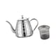 thumbnail image 5 of Tetera de acero inoxidable para té, tetera de 1,5 l para estufa, para acampar, interior, exterior, estufas eléctricas de cerámica, Cocina de Inducción Plata, 5 of 5