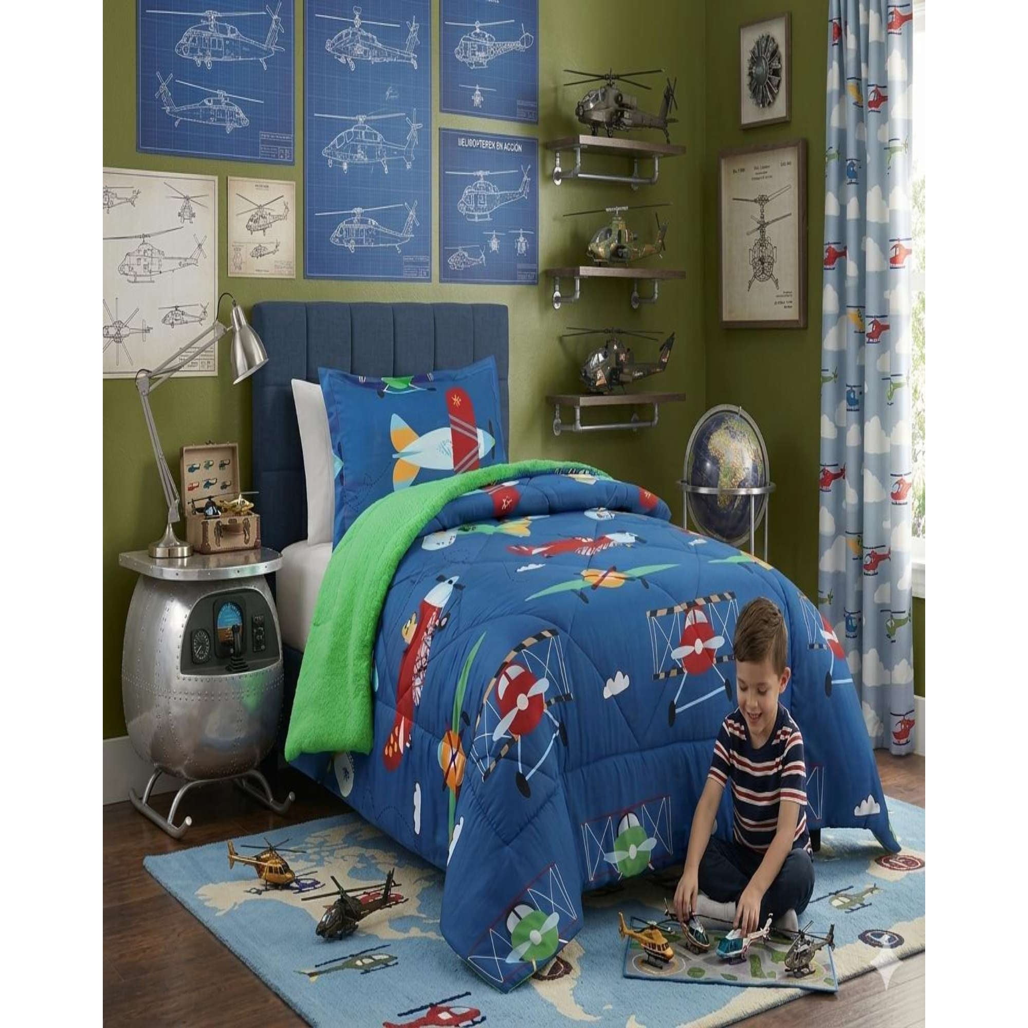 Myl Todo Hogar - Plumón Plaza Y Media Con Chiporro Sherpa Kids Deluxe