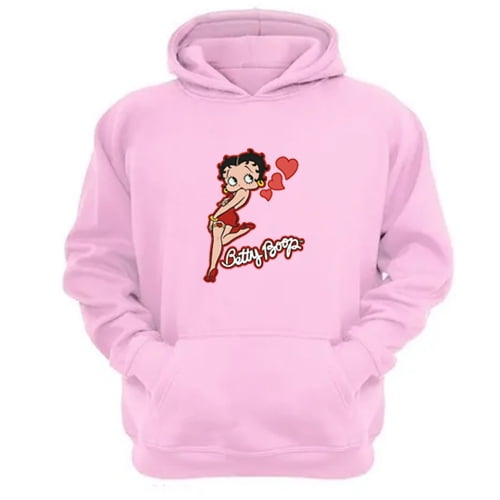 Genérico - Polerón Canguro Betty Boop Rosa Talla Xs Unisex