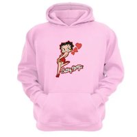 Genérico - Polerón Canguro Betty Boop Rosa Talla Xs Unisex