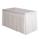 thumbnail image 3 of 47 'Cubierta De Falda De Mesa De Mantel De Casa Para Banquete De Banquete De Boda Decoración Blanca, 3 of 3