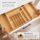 thumbnail image 4 of Organizador de cocina KitchenEdge Premium Silverware Bamboo, 4 of 6
