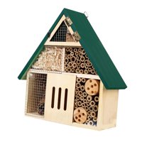 Magideal - Hotel De Abejas, Serrín Polinizador De Abejas, Resistente A La Intemperie, Mariquita, Mariposa, Hotel, Hábitat De Mariquita Para Patio, Jardín, Patio