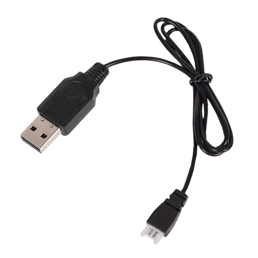 Magideal - Cable De Carga De 3,7 V Cable De Carga De Helicóptero Rc Cable De Alimentación Fuente De Alimentación Cable De Cargador De Carga De Batería Usb De 3,7 Puerto Usb De 37 V