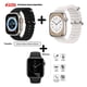 thumbnail image 2 of 2 Correa Ocean Smartwatch Negro Y Blanco + Protector 45mm blanco, 2 of 10